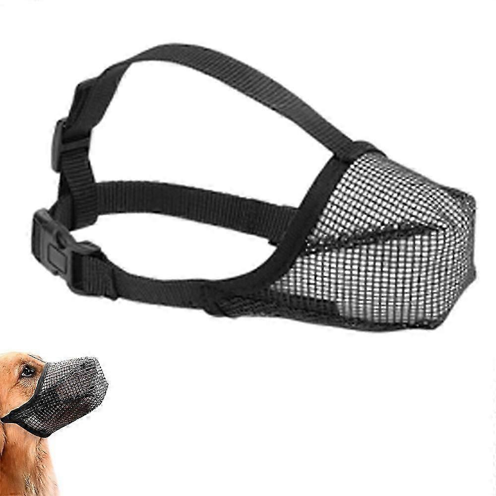 Dog Muzzle Anti Biting Barking Chewing Breathable Air Mesh Pet Muzzle -XL