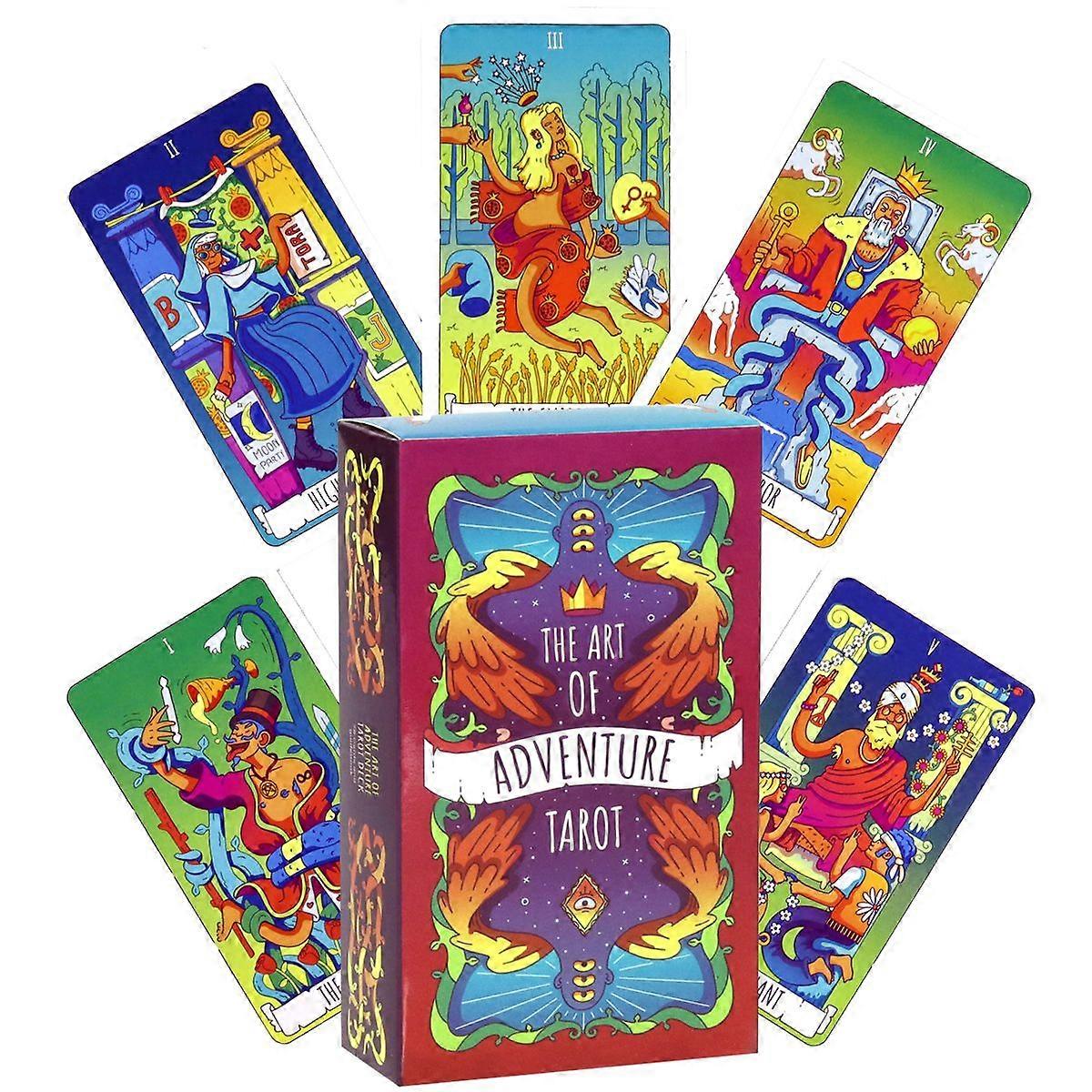 Art Tarot Deck: 78 Cards Beginner Tarot Reading Gift Set
