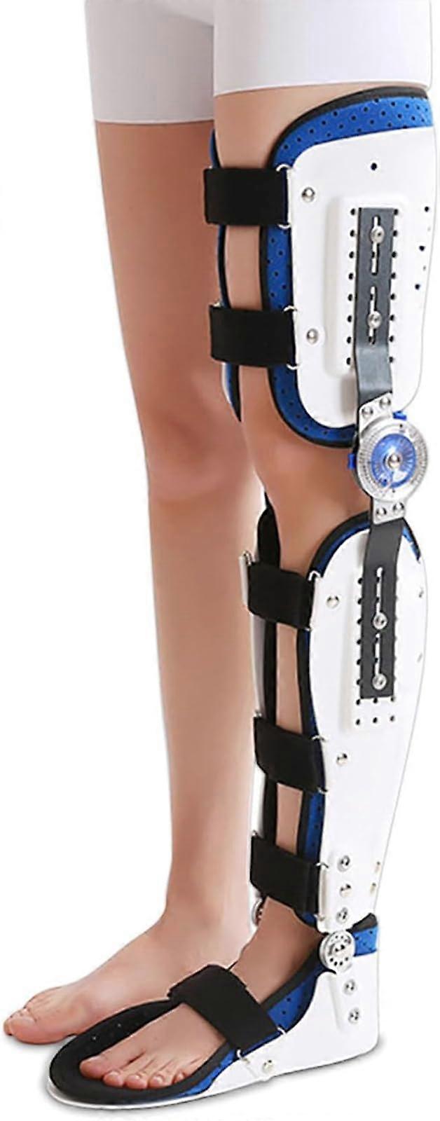 Adjustable Knee Joint Fixed Brace for Leg Support, Breathable Full Knee Immobilizer, Size Options Available