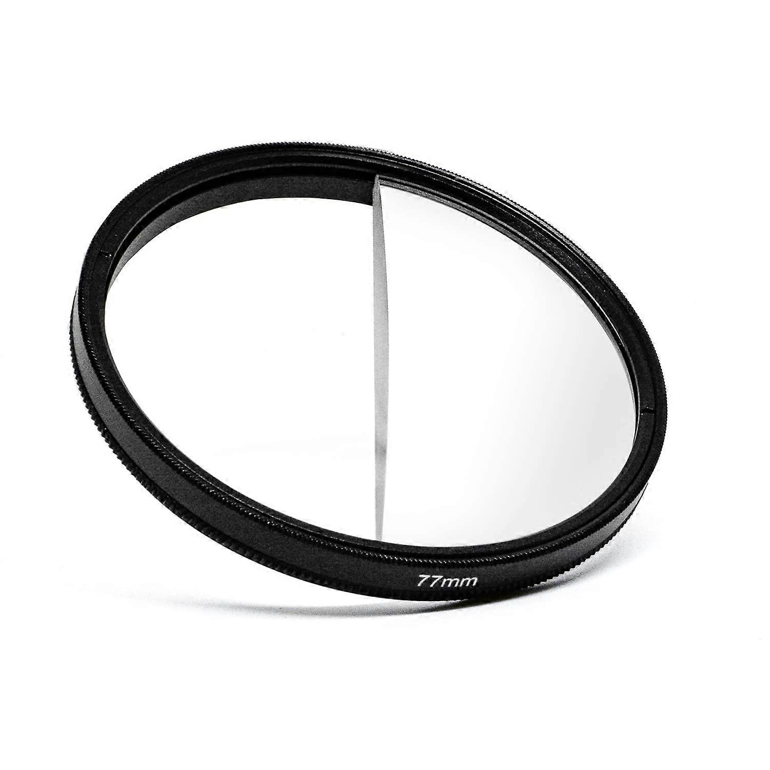 77mm Lens Filter Half Bokeh Effect Filter for Foreground Blur Compatible with DSLR and Mirrorless Cameras