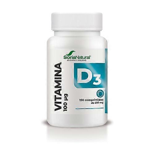 Vitamin D3 sustained release 150 tablets of 250mg