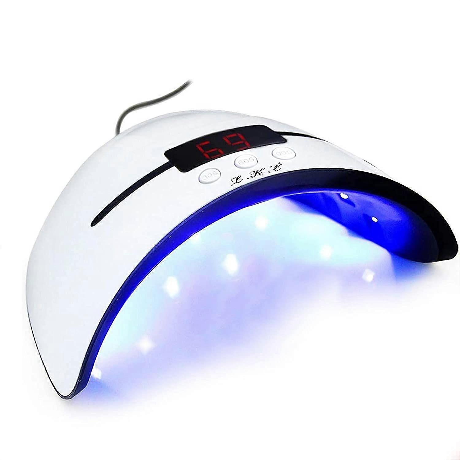 UV Gel Nail Lamp - 36W Portable USB Charging LCD Display Infrared Sensor for All Gels