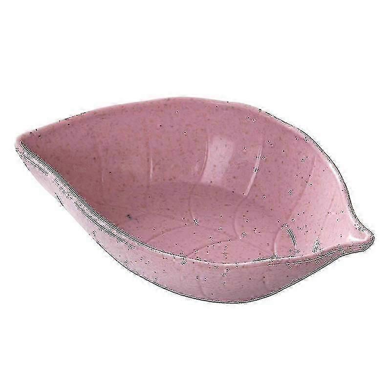 طبق توابل على شكل ورقة صغيرة صلصة الصويا صحن قش القمح وعاء المطبخ