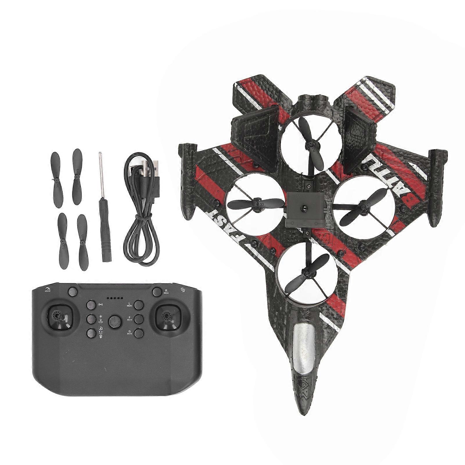 2.4 GHz Kids Foam Glider Fighter Jet Stunt Flighting Shockproof Remote Control Aircraft Toy