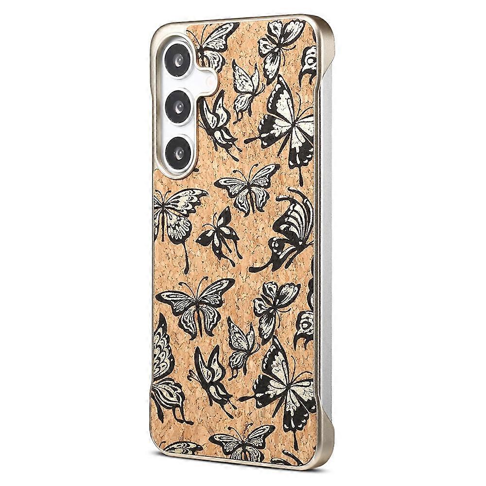 For Samsung Galaxy S25 Phone Case Compatible with MagSafe Embossed Pattern PC Mobile Cover