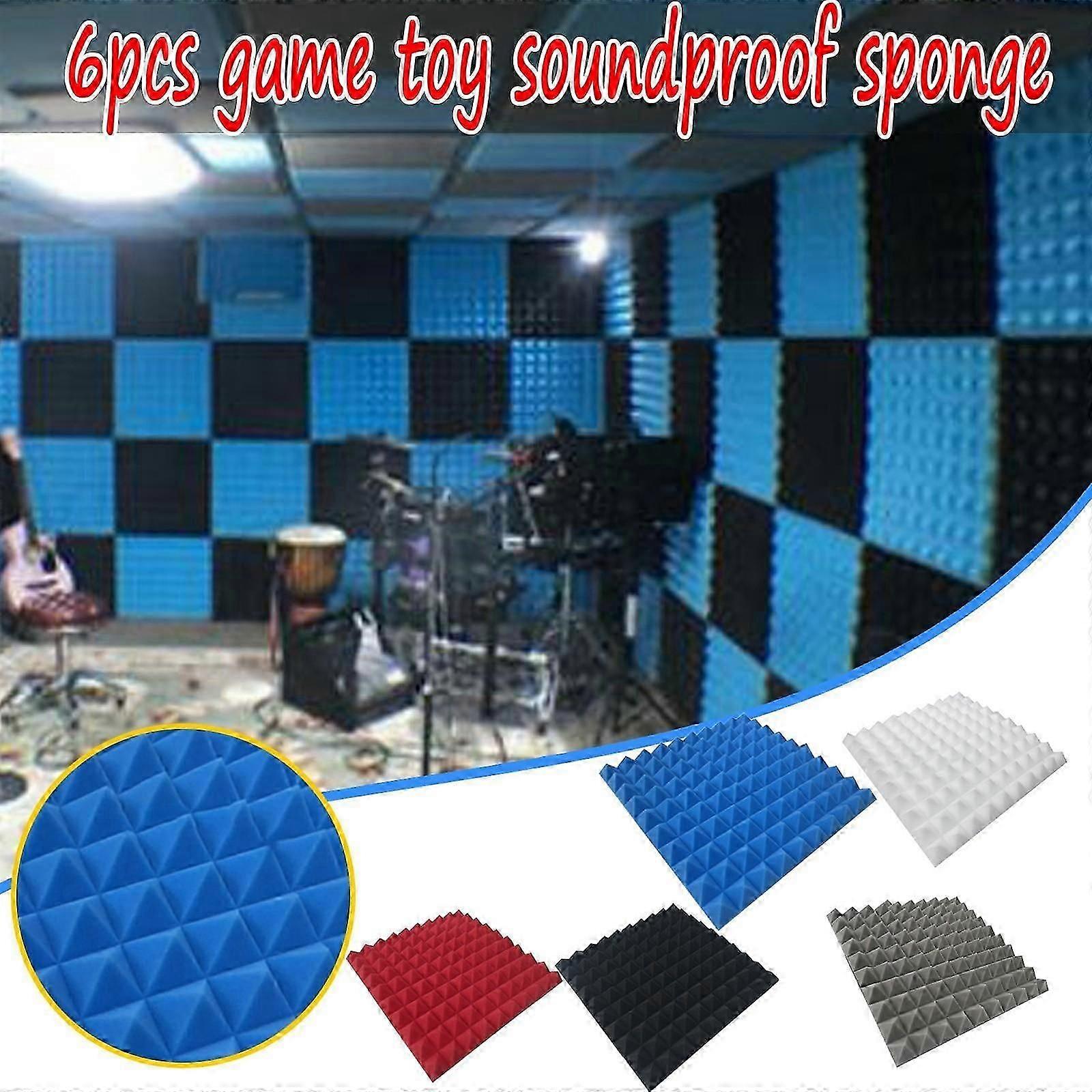 6PC Home Scene Layout Sound-absorbing Foam Wall Indoor Sound-absorbing Cotton
