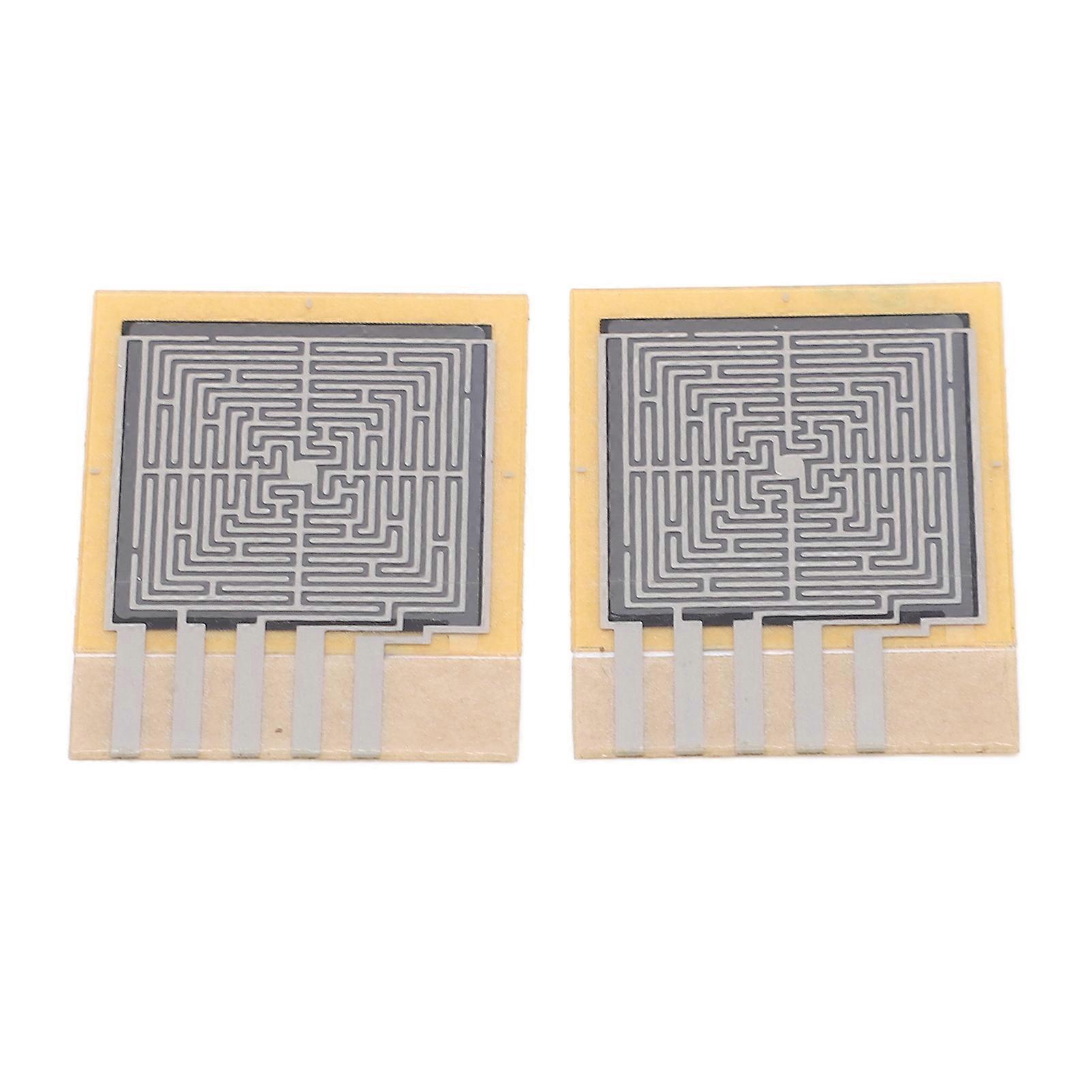 2Pcs Thin Film Pressure Sensor 4 Zone 10G to 10KG Resistance Type Pressure Sensor for Scooter Robot