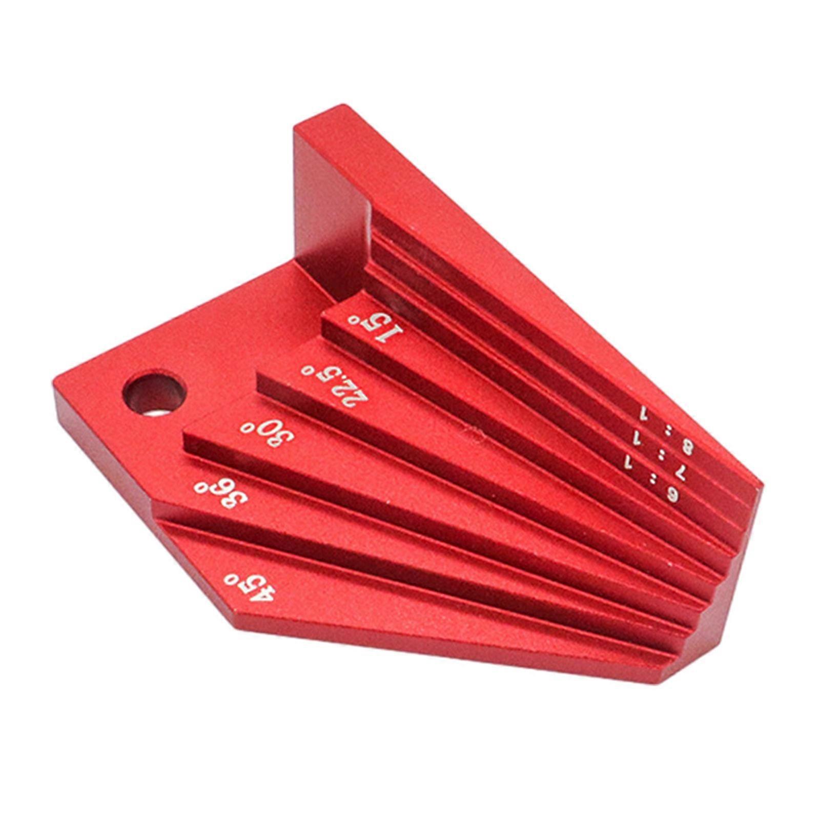 Scriber Protractor Woodworking Ruler Measuring Tools 8:1 7:1 6:1 15 22.5 30 36 45 Degree Horizontal Gauge
