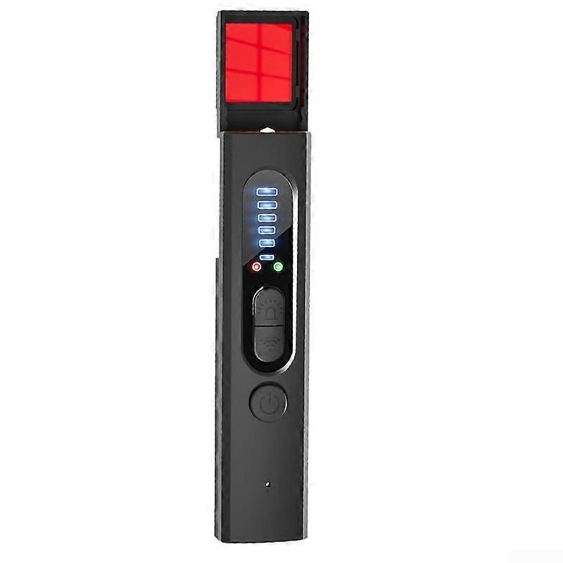 Wireless signal detector with adjustable thresholds for precise location (black)