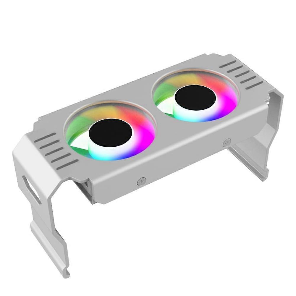 ARGB memory cooler, Quiet and Stable, Highperformance, and Practical memory fan,, White