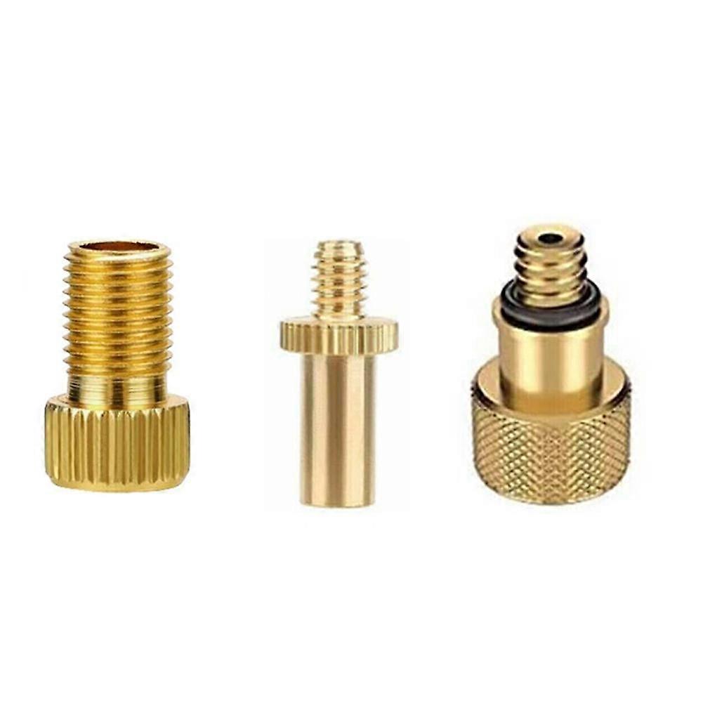 3-piece set (A) $Bicycle valve adapter 3-piece bicycle valve set valve adapter SV AV DV