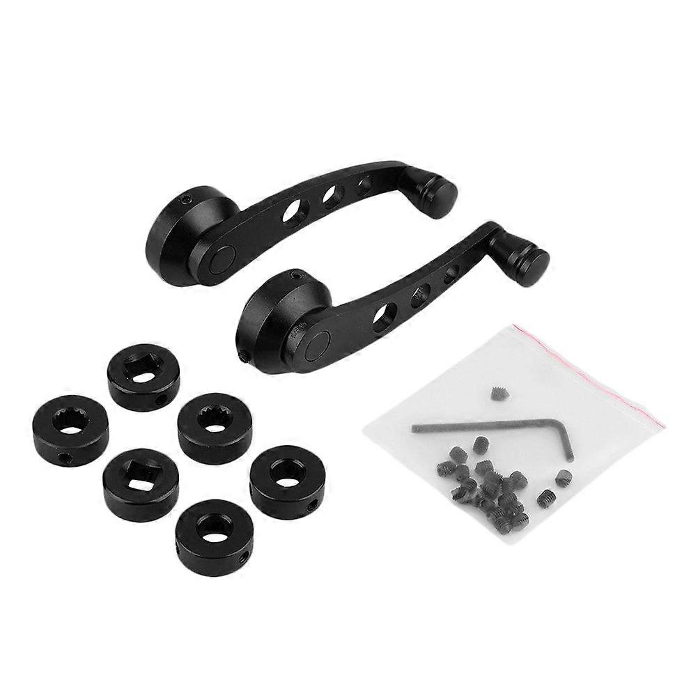 Universal Automotive Window Handle Kit, Durable Aluminum Design, Fits Multiple Vehicles