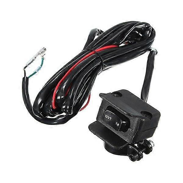 12v Winch Rocker Switch with Mounting Bracket and Control Cable Kit for ATV Utv Cisea Electric Winch