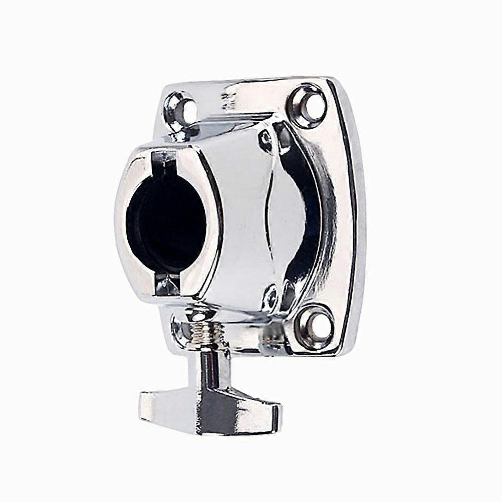 Durable Lightweight Cymbal Holder Clamp for Drum Set   High Grade Material, Universal Compatibility with Drum Rack Stands, Silver Finish