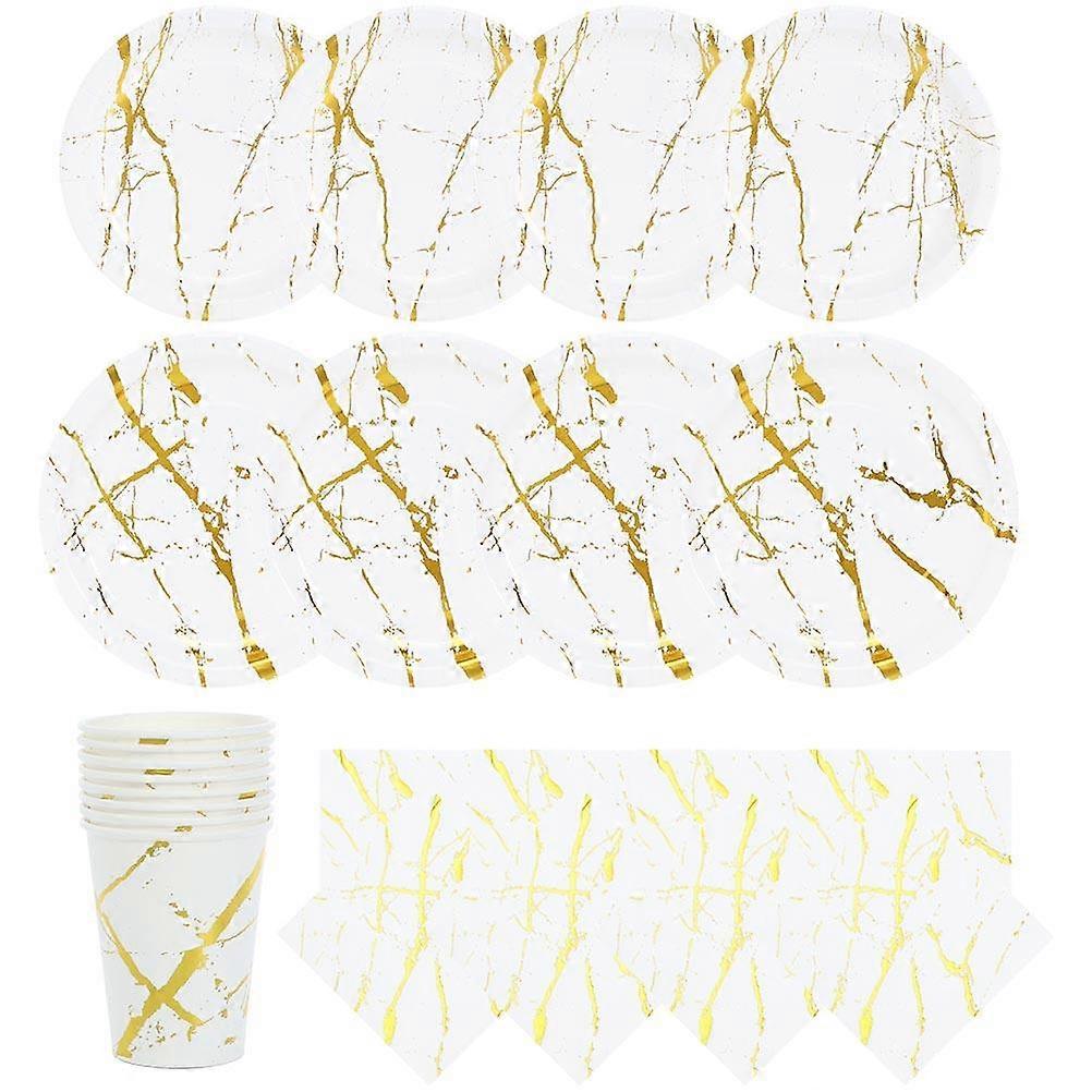 Dining Ware Set For Hawaii Parties Assorted Color 18x18cm Square 9 Inch 7 Inch 9OZ Cups 1Set