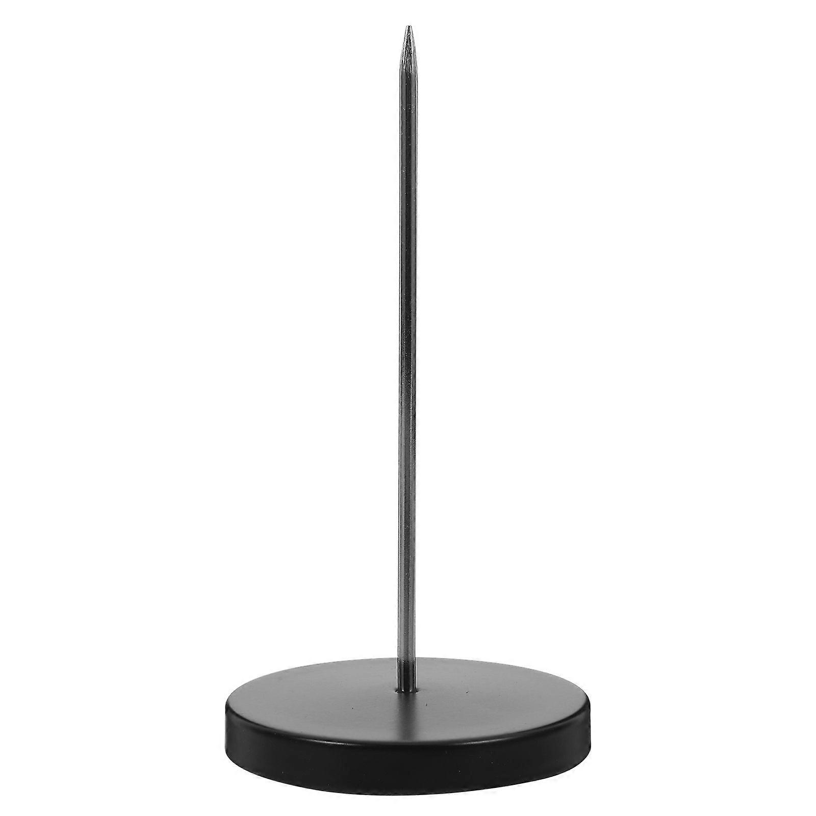 Receipt Holder Receipt Spike For Resturaunt Stainless Steel Bill Fork Check Spindle Memo Holder Spike With Solid Heavy Duty Base
