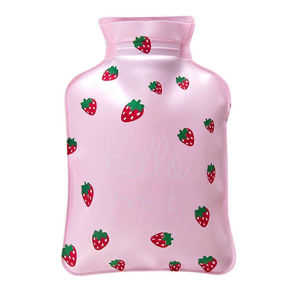 Portable Hot Water Bottle Hand Warmer Small Fresh Cartoon Shape For Children Winter Use Multi Color 1Pcs