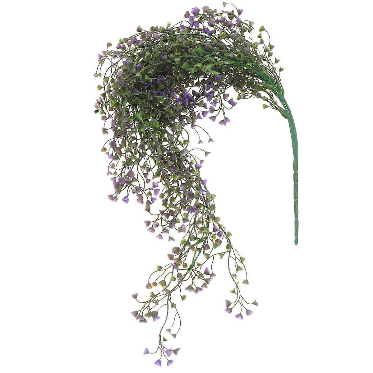 Artificial Bell Willow Leaf Wall Decoration Outdoor Use Household Items 1Set