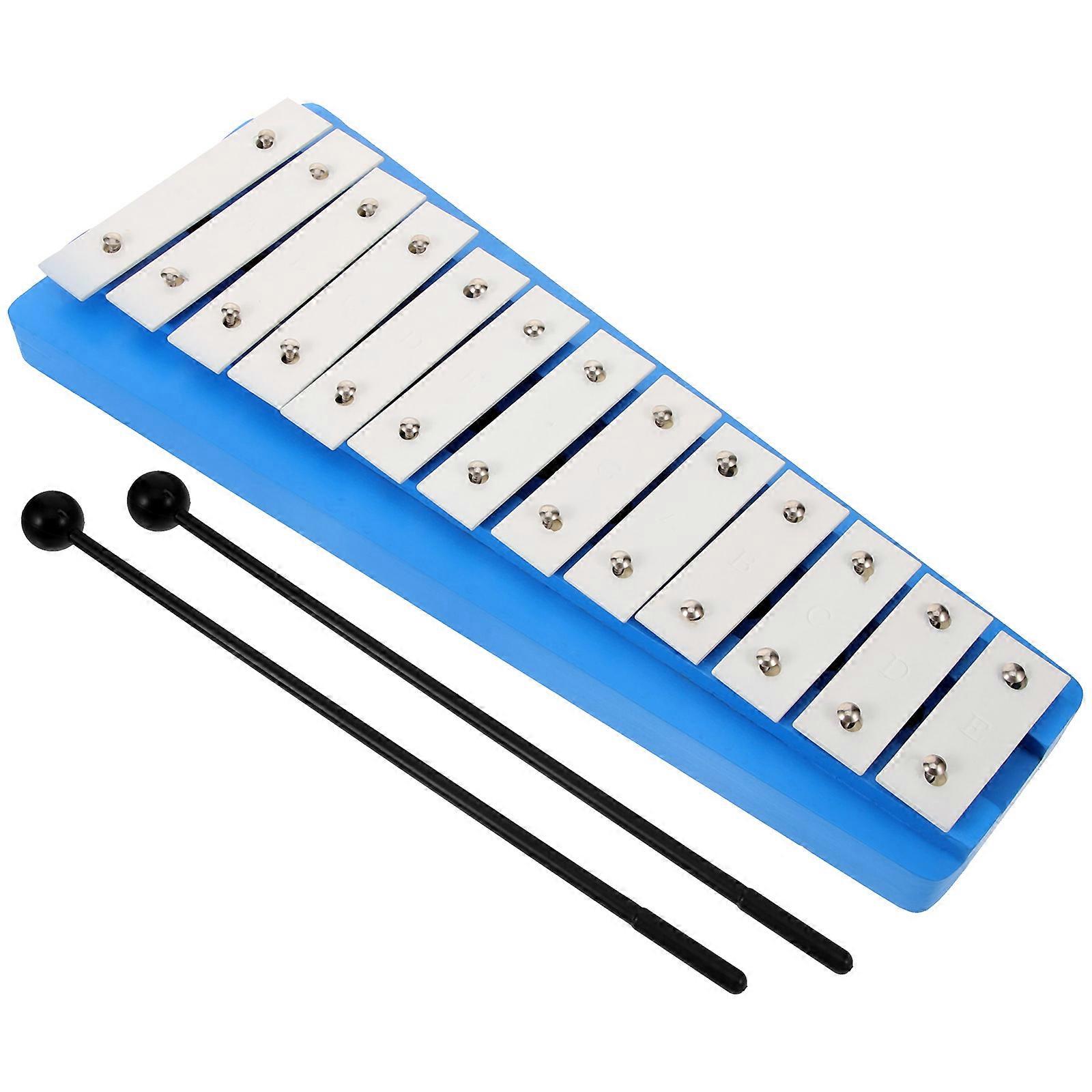 Portable Xylophone Glockenspiel for Beginners – Safe Material, Lightweight Educational Musical Instrument to Develop Music Skills