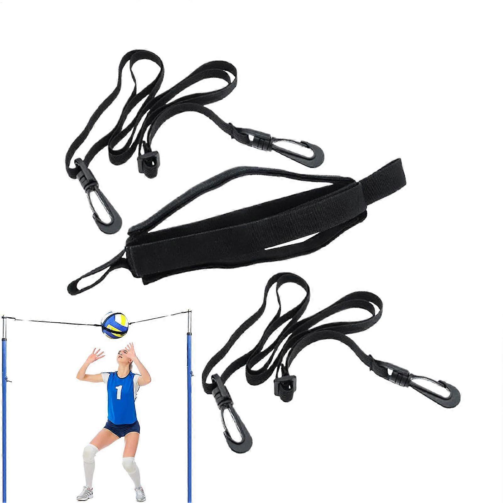 Adjustable Volleyball Trainer Equipment, Solo Practice Gear, Home Training Kit for Beginners, 82.68-137.8 In, Continuous Skill Improvement