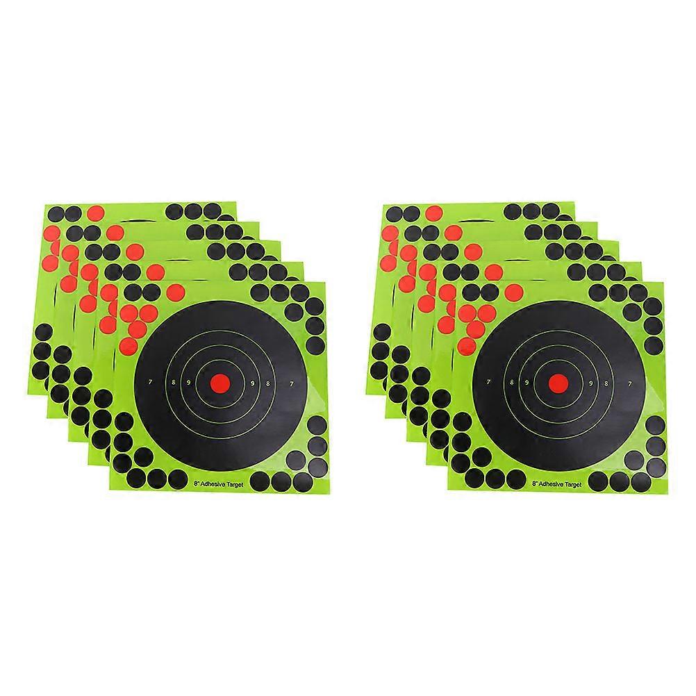 40 Pack Portable Adhesive Archery Target Stickers, Durable Paper, Random Colors, Excellent Craftsmanship, Break Resistant