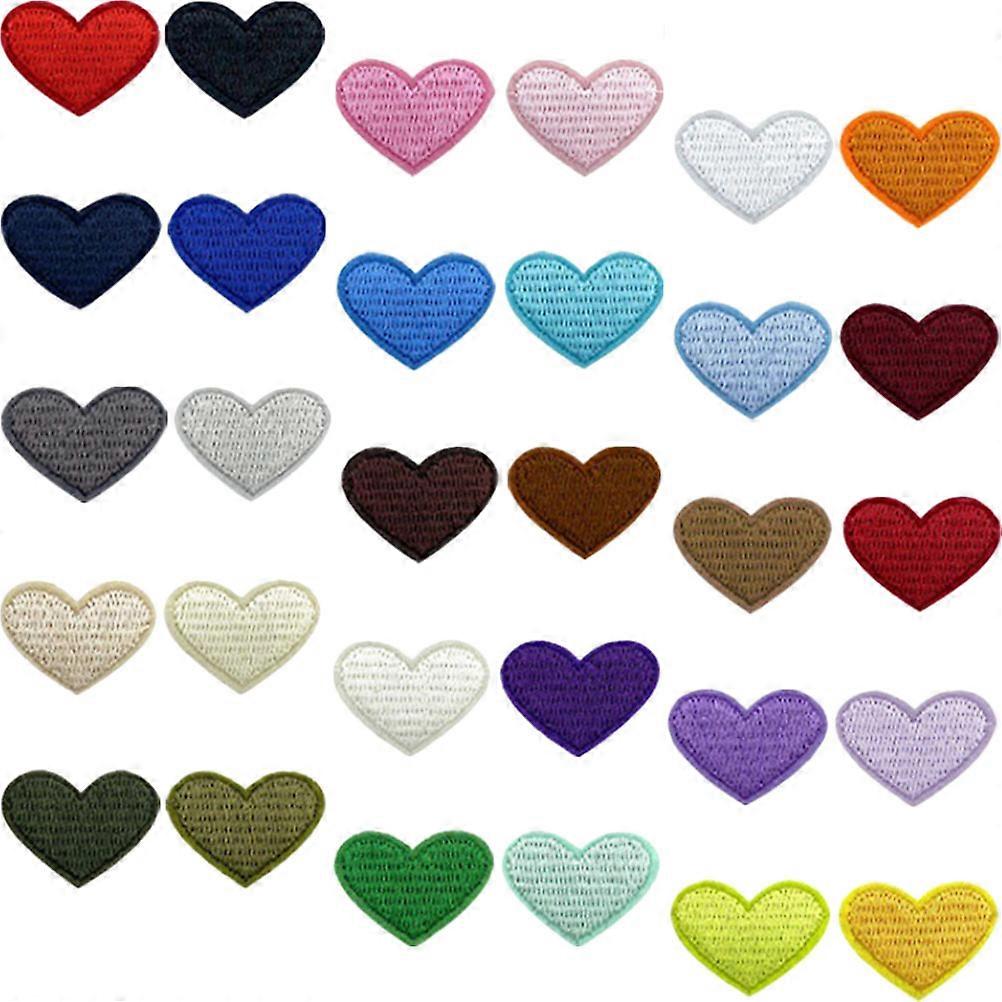 Clothing Patch Patches for Jackets Embroidery Patches for Clothes Wear-Resistant Hat Patches Practical and Durable Non-Woven Fabrics 60Pcs