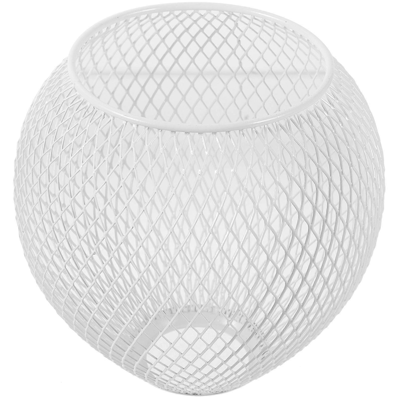Wire Mesh Lampshade Metal Mesh Lamp Shade Pendant Lamp For Living Room Softens Light Round 1Pack