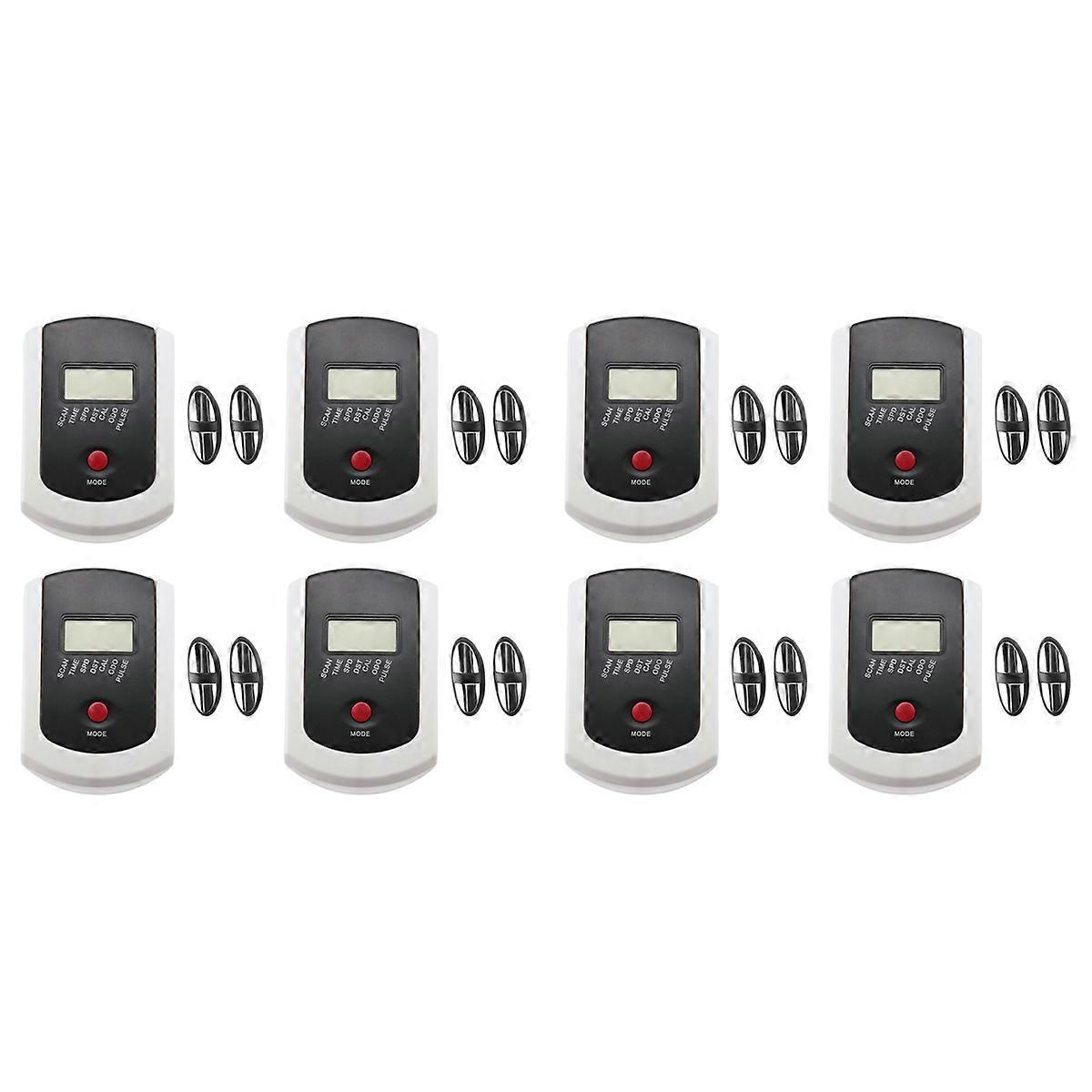 8X Monitor Speedometer with Heart Rate for Fitness Stationary Bikes, Magnetic Bike
