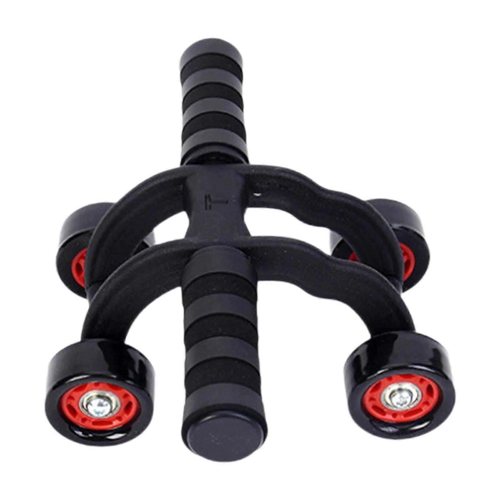 4 Wheel Abdominal Roller Abdominal Exercise Body Building Exercise Machine
