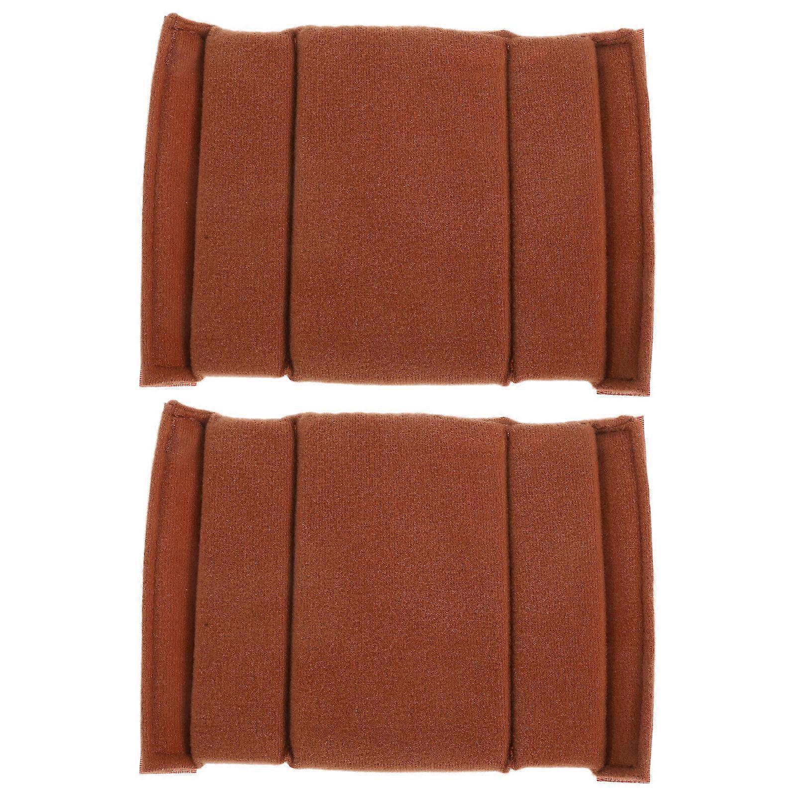Camera Bag Case Insert Multifunctional Divider for Outdoor Photography Brown 17.50X11.70X1.20cm 2Pcs
