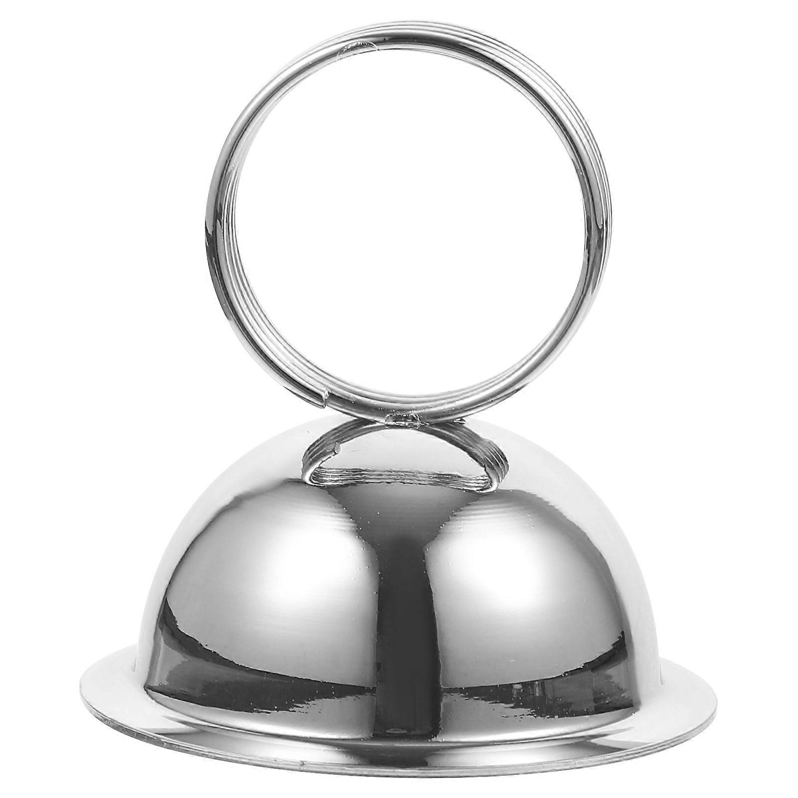 Metal Semicircle Table Number Holder with Stable Base – Creative Photo and Place Card Clip for Weddings, Parties, Office Desk Memo Display