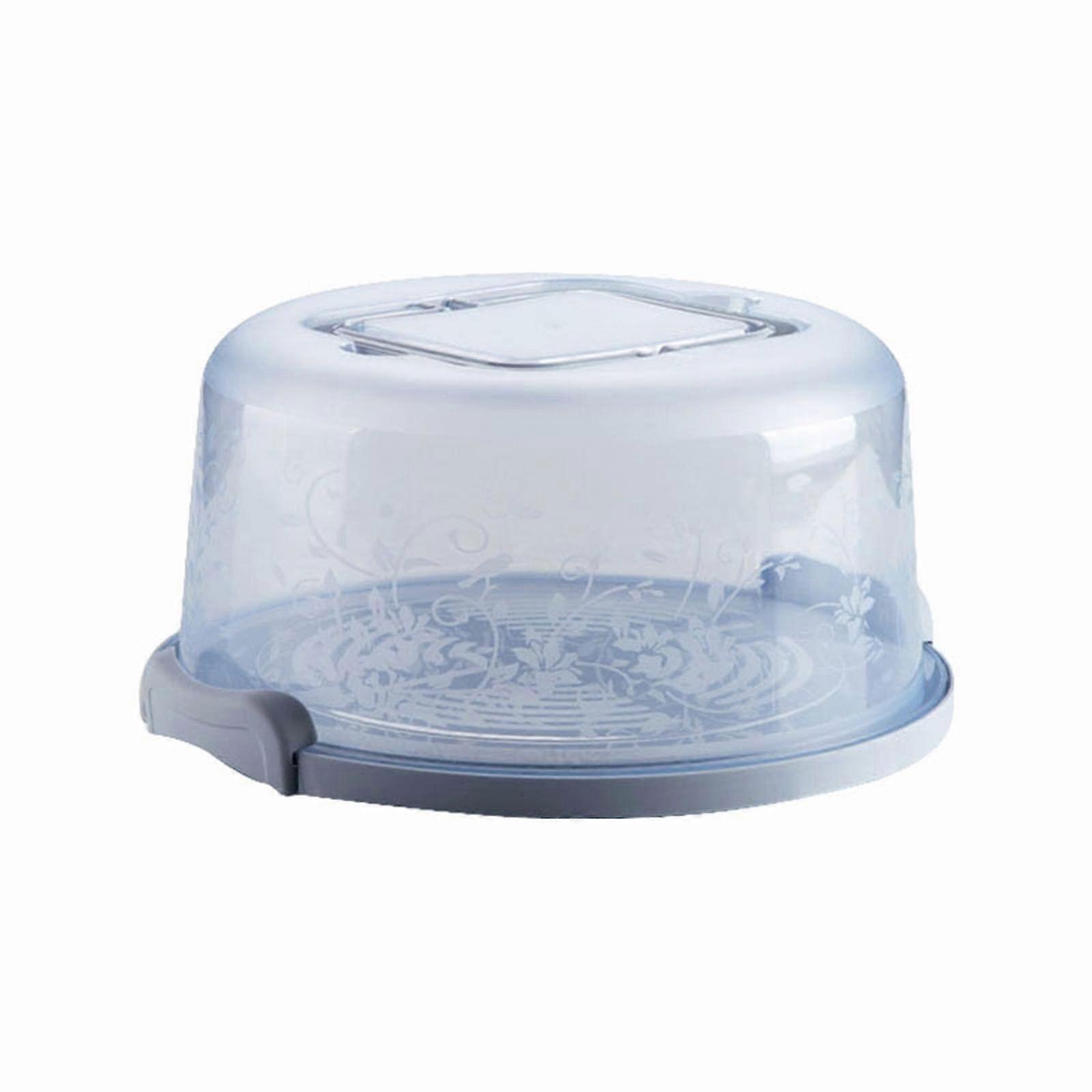 Round Cake Box with Handle and Inner Tray Ceramic Bakeware Set (B, A) A B