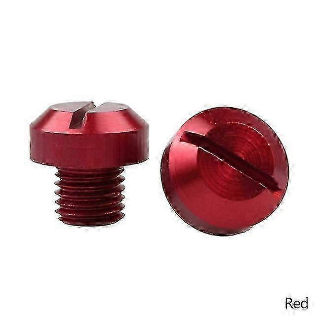 2pcs Motorcycle Clockwise M10*1.25 Mirror Hole Plug Screw for Compatible Brands Car Accessories