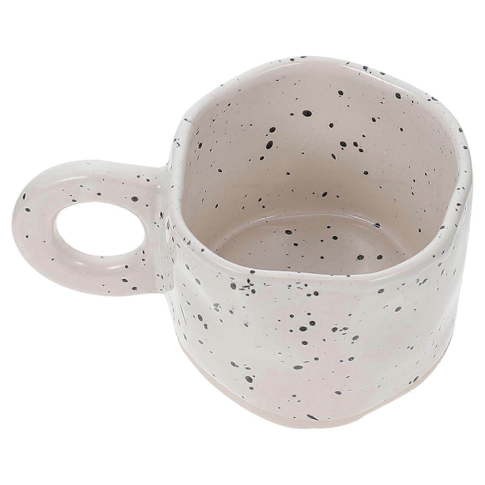 Novelty Coffee Mug Creative Korean for Anniversaries Handle Design for Easy Pickup 1 Pc