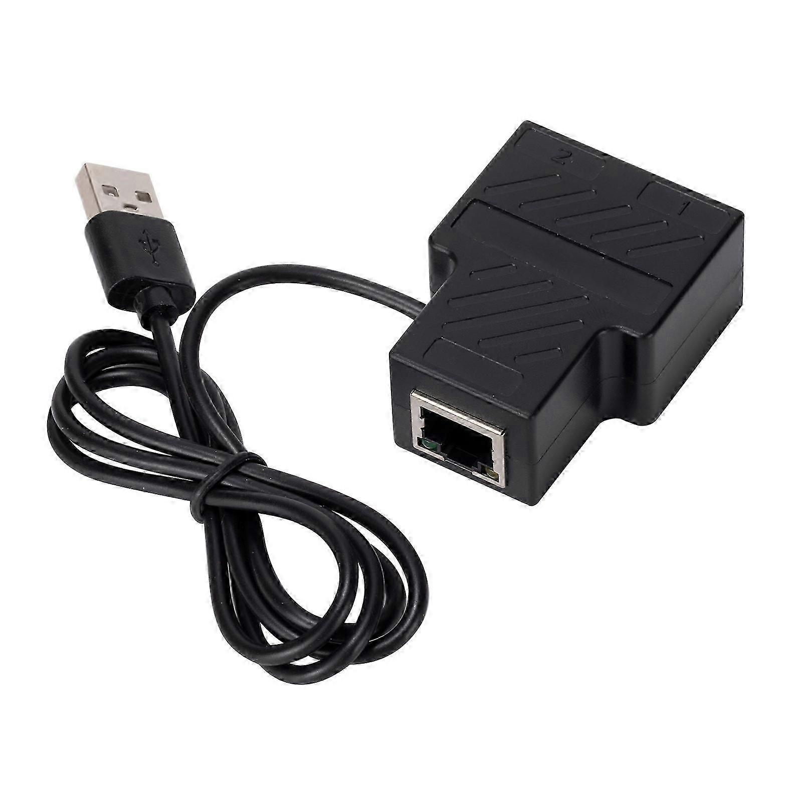 1 To 2 RJ45 Coupler Female Connectors 2Way RJ45 Networks Splitters Adapters Extenders, LAN Connectors