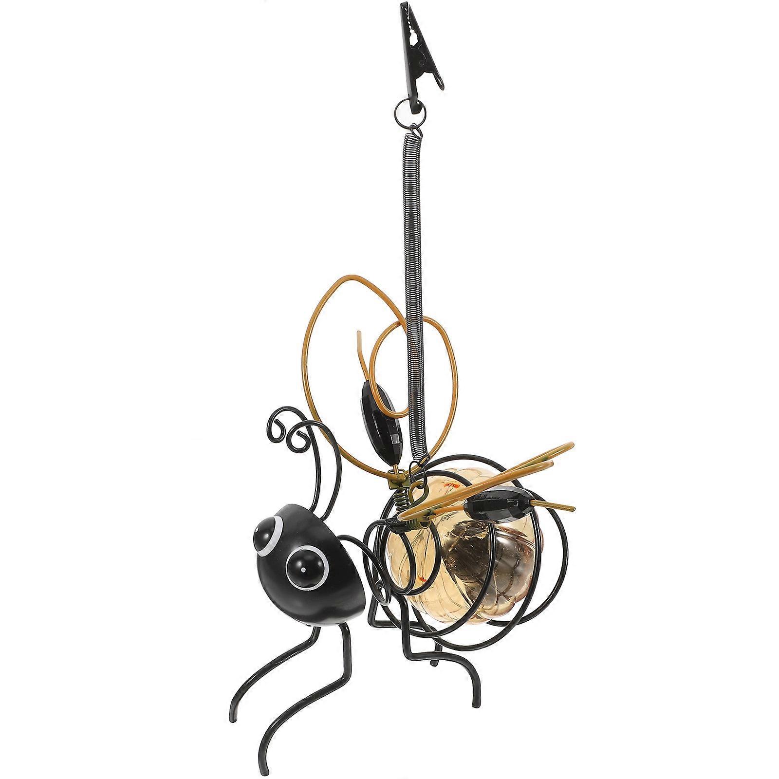 It looks like you've provided a list of keywords or product title elements related to **solar powered decorative lights**, specifically in **bee and