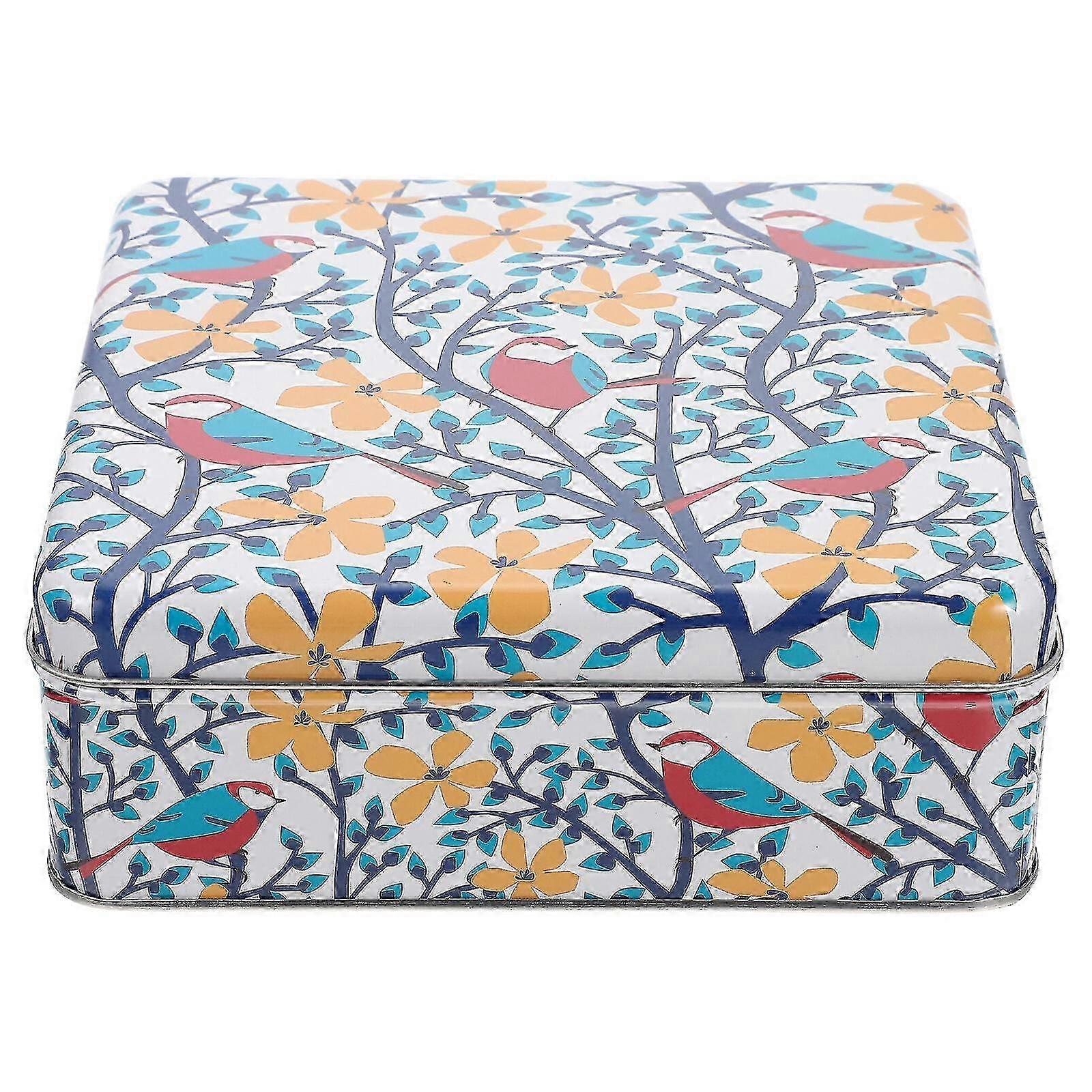 Tinplate Empty Box European Style Candy Box Desktop Storage Case