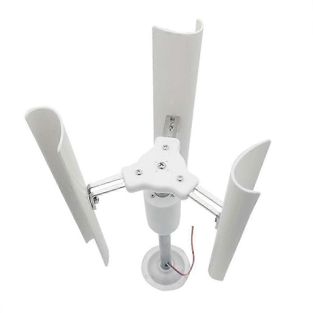 Vertical Three-Blade Wind Generator Model Three-Phase Permanent Magnet Brushless Generator Low-Speed