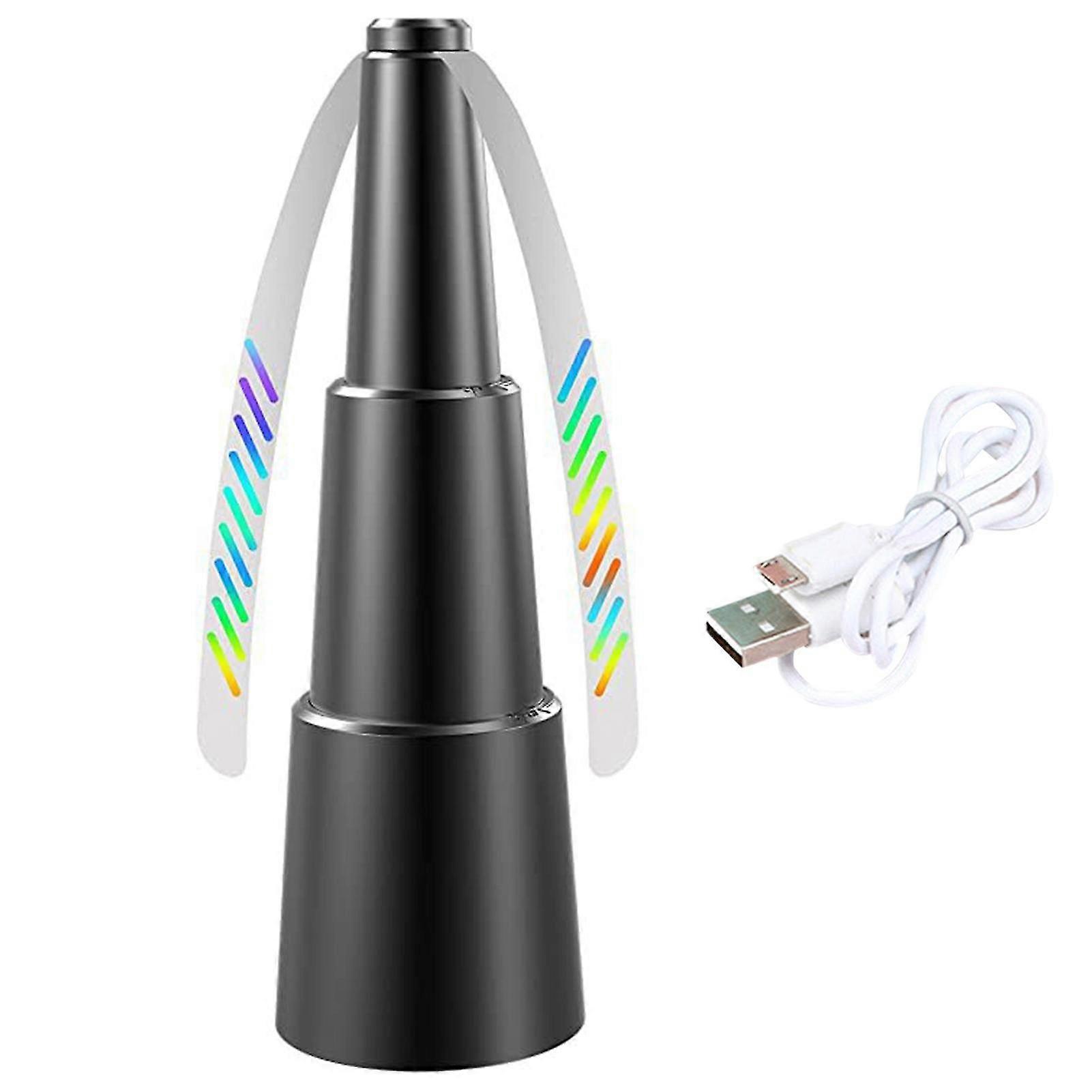 Fly Fan with Soft Stop Technology Reflective Blades Fly Fan Tabletop Mosquito Repellent Fan USB or Battery Powered Adjustable Fly  SZRH A-X