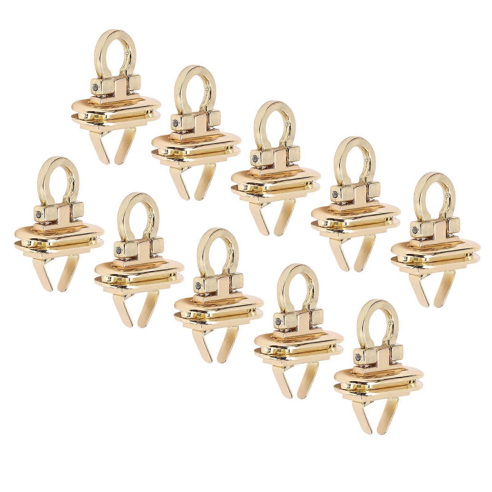 2025 Latest Model 10Pcs Turn Lock Sturdy Durable Alloy Material Wide Classic