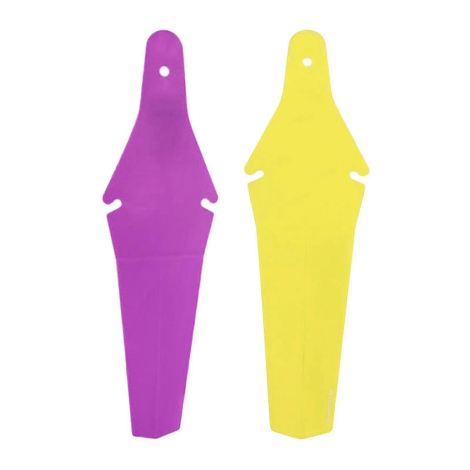 2x Bicycle Mudguard Easy To Install Riding Replacement Part Biking Saver White