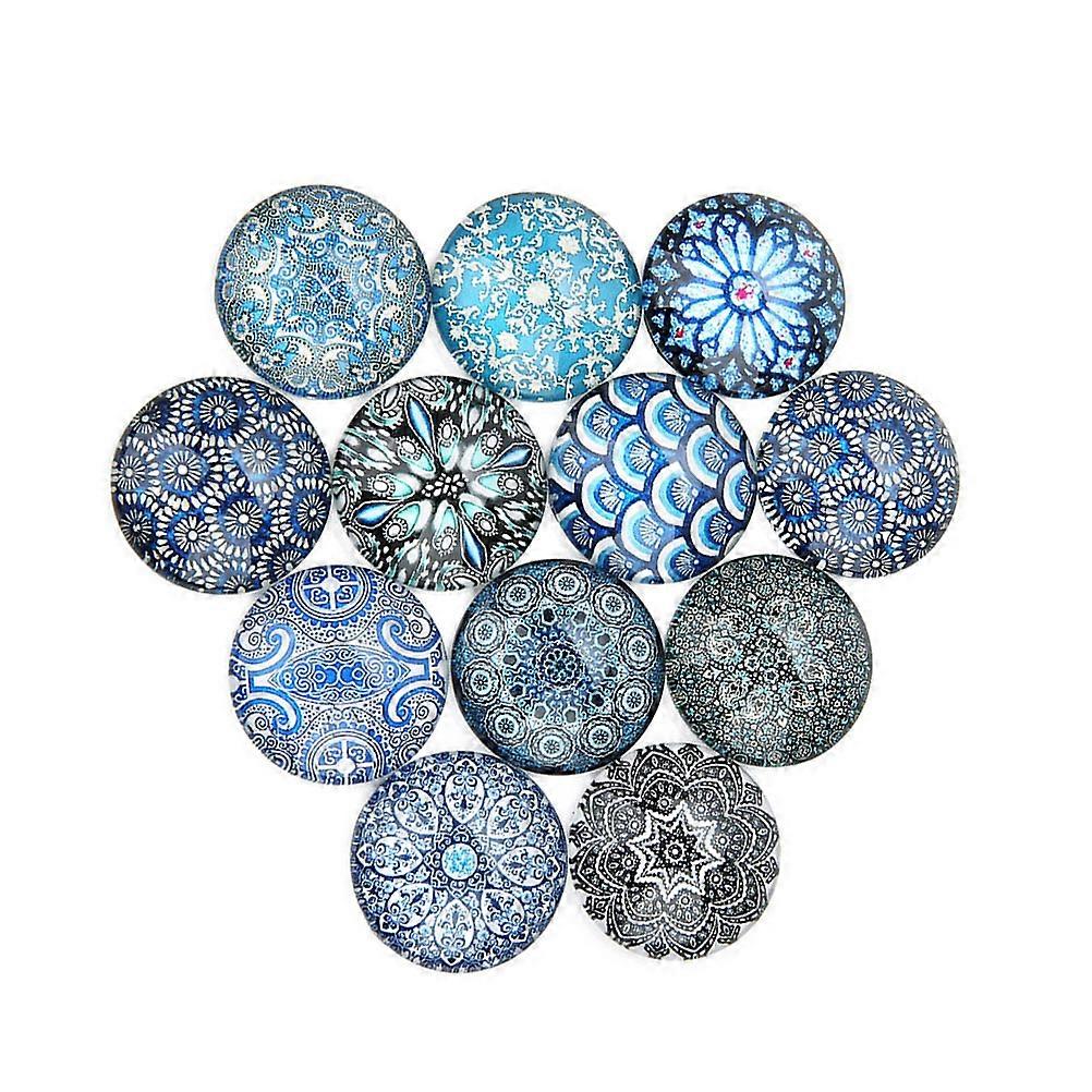 Glass Patch Stylish Diy Color Series Pattern Interface Delicate Crafts Making Mixed Color 20Pack