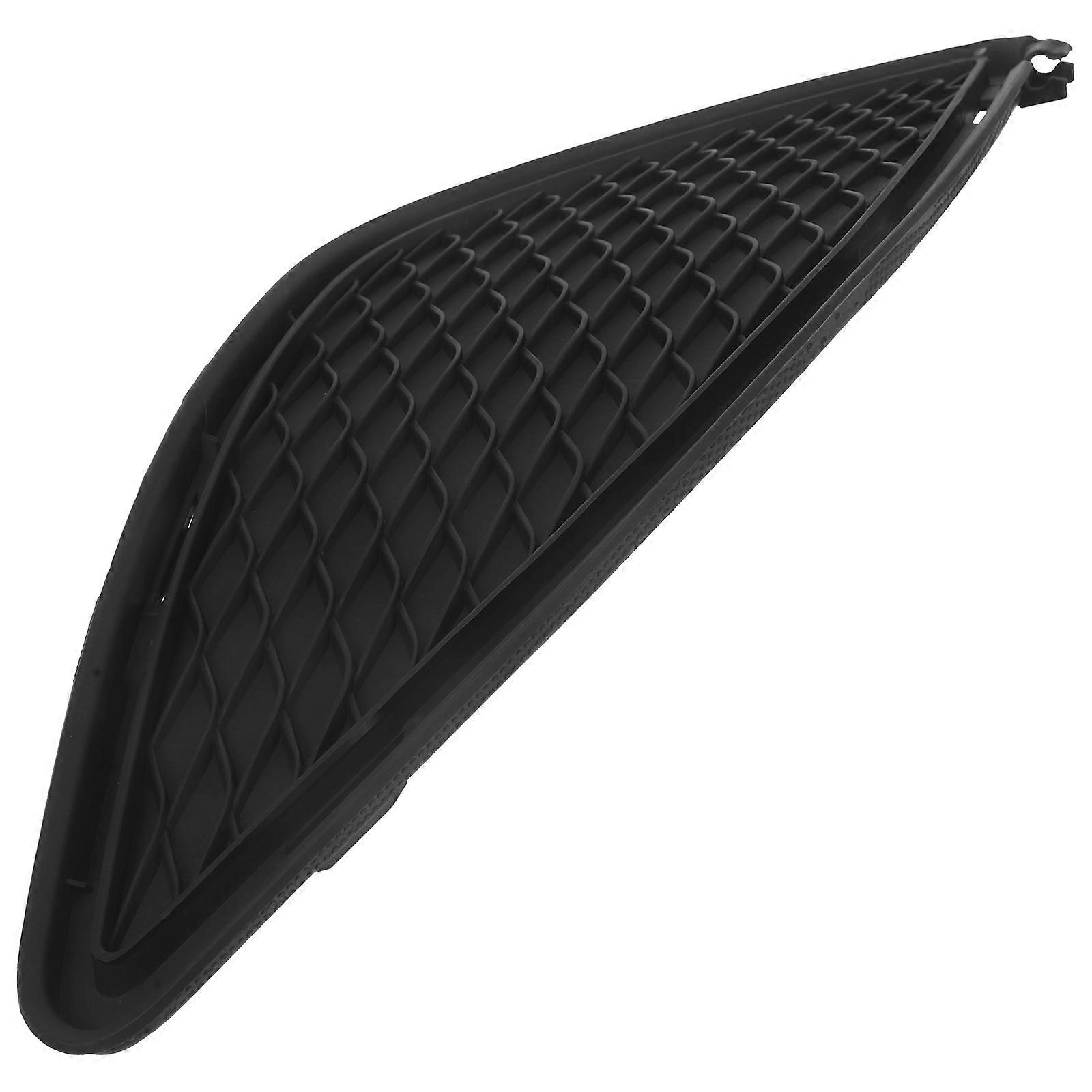 Front Bumper Lower Grille Insert Bumper Grille Guard Rectangular Sleek Design ABS Car Exterior Modification 1Pack