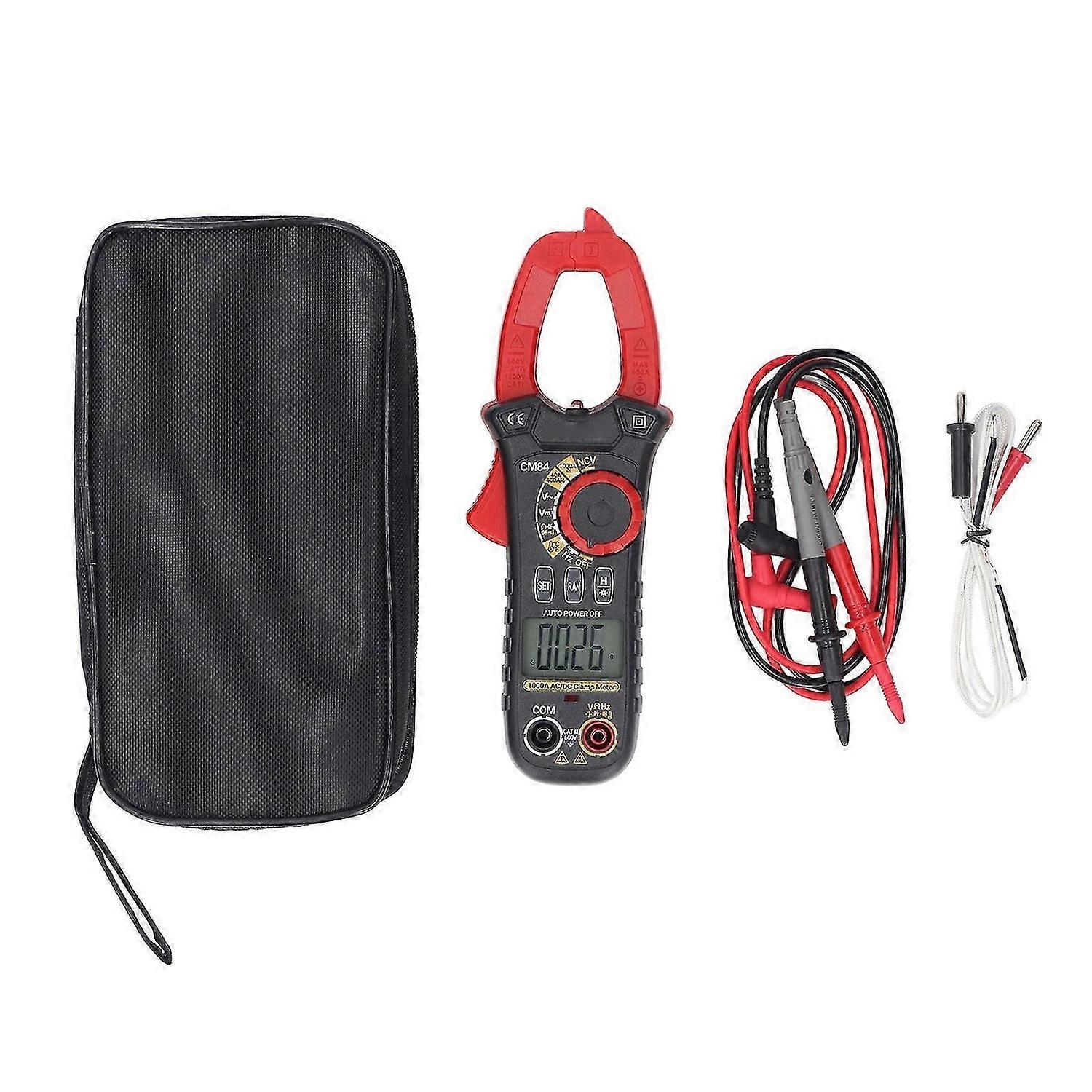Digital Clamp Multimeter AC DC 1000A Clamp Meter High Accuracy Multifunctional Capacitance Resistance Current Tester