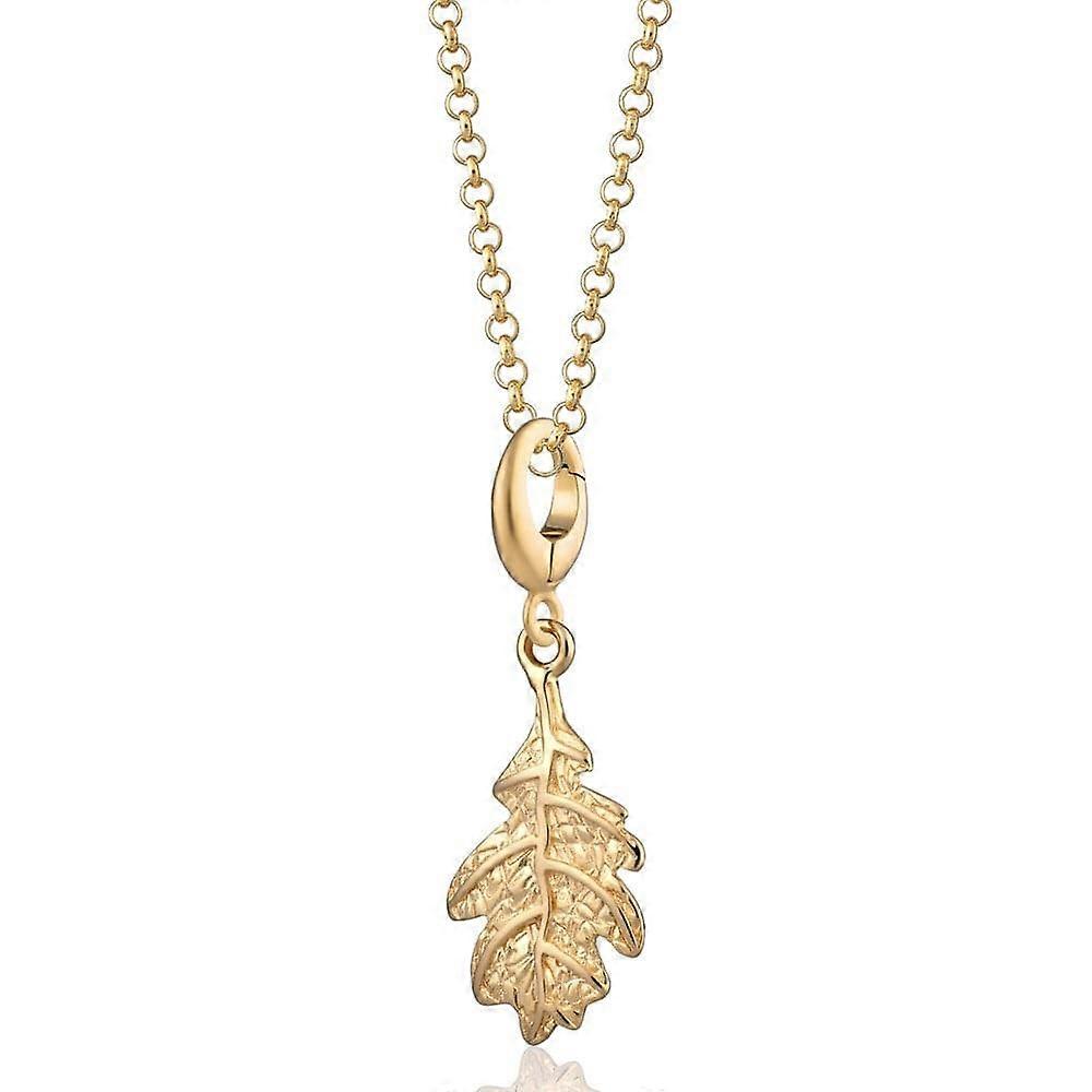 Gold Plated Oak Leaf Necklace CNGOL-1