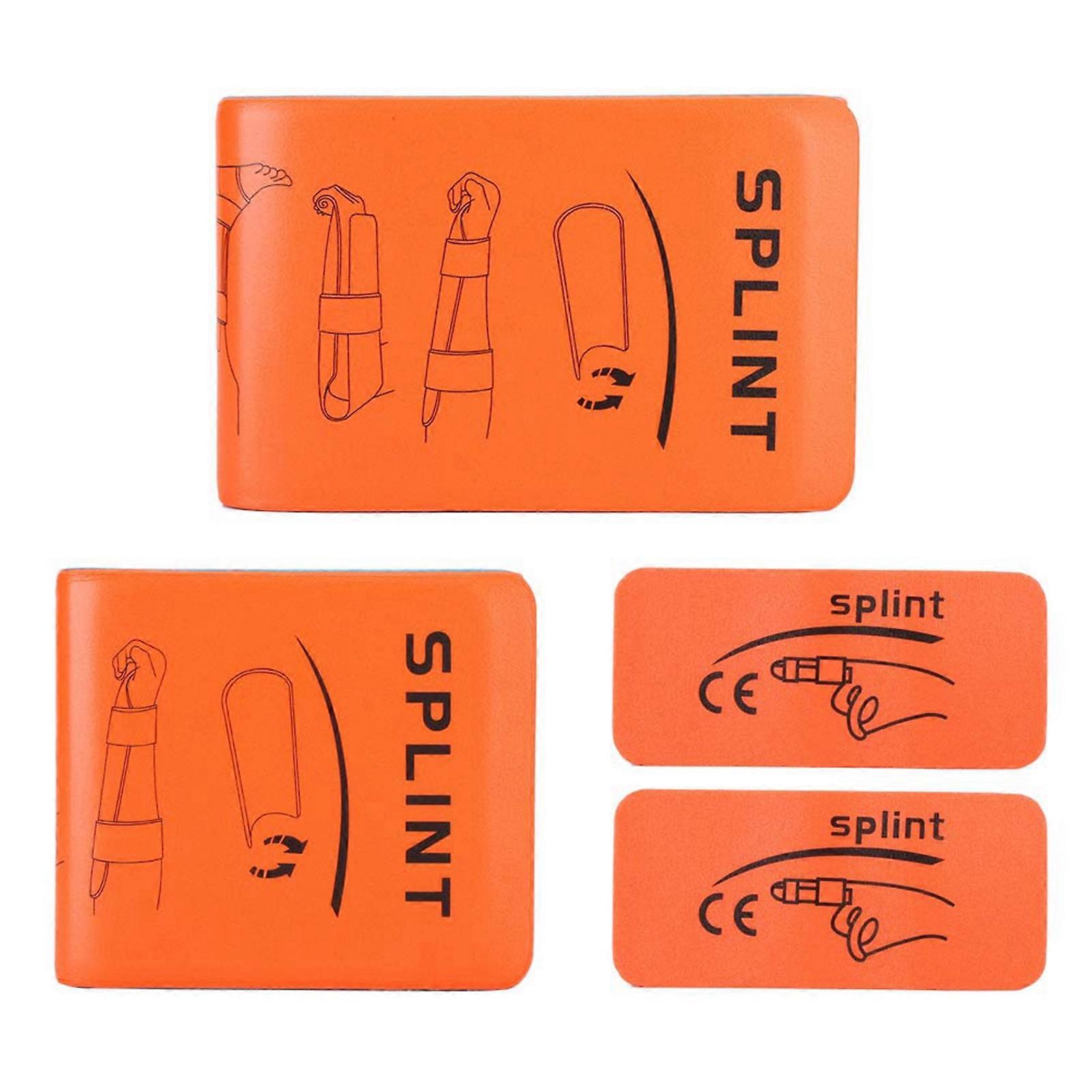 3pcs Emergency First Aid Fracture Fixed Splint Brace Support Splint Roll for Arm Leg Finger