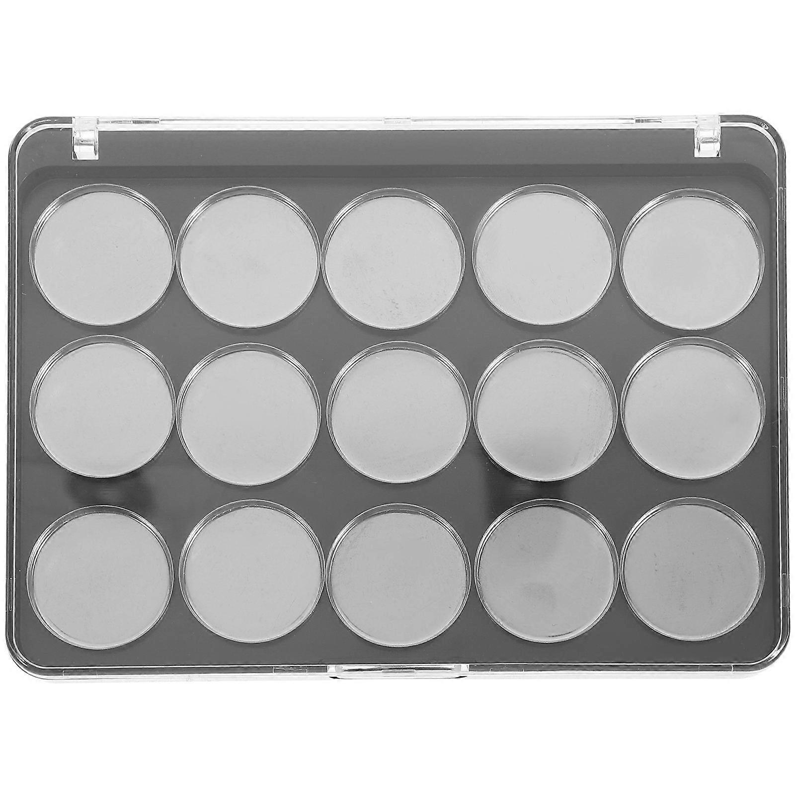 Empty Eyeshadow Tray Makeup Eyeshadow Palette For Women Daily Use Sturdy Useful Black 1Set