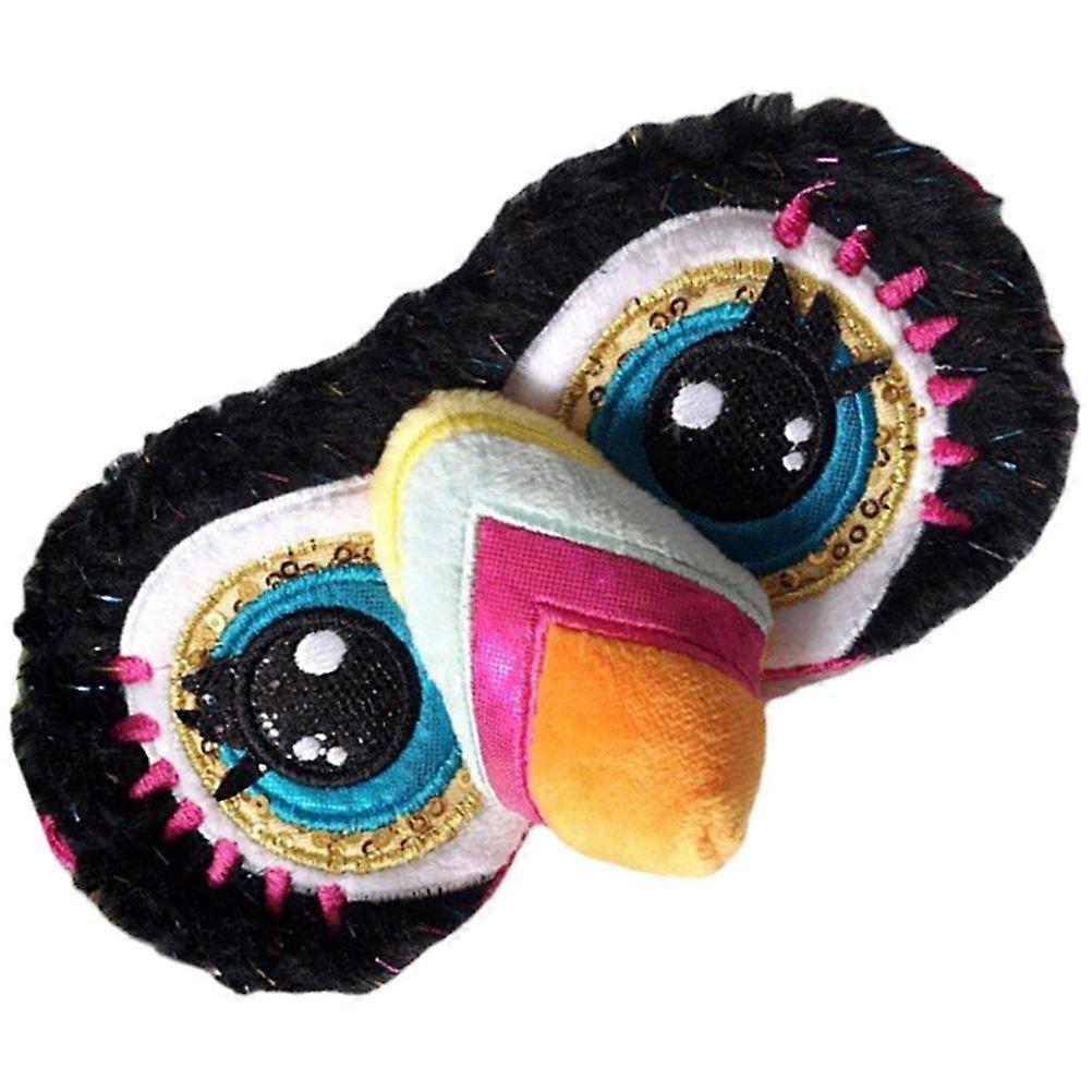 Cute Toucan Sleep Mask for Adults – Comfortable Light Blocking Eye Cover for Sleeping, Travel, and Naps