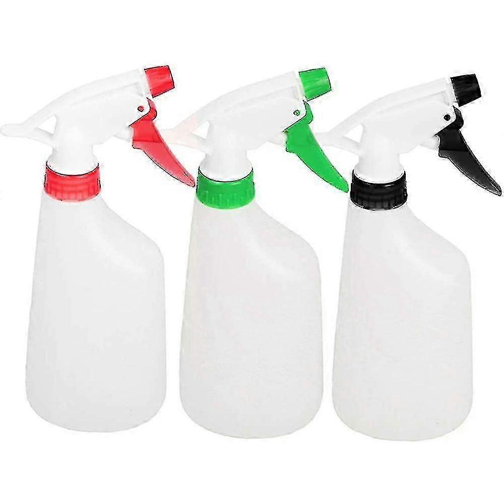 3pcs 500ml Spray Bottle With Adjustable Nozzle Plastic Flower