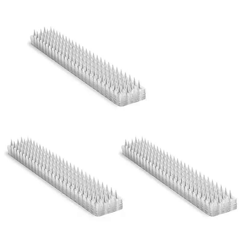 B97A-30X Spikes Repeller Cat Plastic Bird Repellent Anti Pigeon Anti-Bird Squirrel Garden Fences Control Transparent Spikes